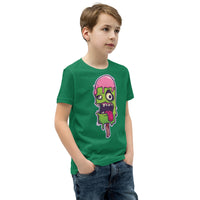 Zombie Ice Cream 1 Youth Short Sleeve T-Shirt