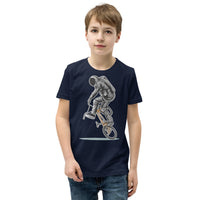 Space Biker Youth Short Sleeve T-Shirt