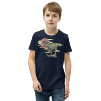 T-Rex with Sword Youth Short Sleeve T-Shirt