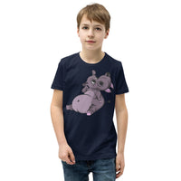 Monster Hippo Youth Short Sleeve T-Shirt