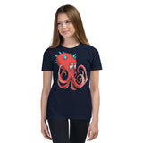 Monster Octopus Youth Short Sleeve T-Shirt