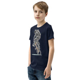 Space Biker Youth Short Sleeve T-Shirt