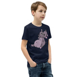 Monster Hippo Youth Short Sleeve T-Shirt