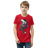 Skull Biker Youth Short Sleeve T-Shirt