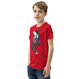 Skull Biker Youth Short Sleeve T-Shirt