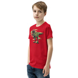 T-Rex with Sword Youth Short Sleeve T-Shirt