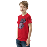 Monster Hippo Youth Short Sleeve T-Shirt