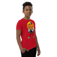 Pumpkin Boy Youth Short Sleeve T-Shirt