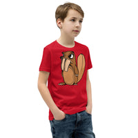 Monster Beaver Youth Short Sleeve T-Shirt