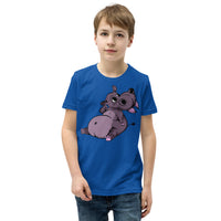 Monster Hippo Youth Short Sleeve T-Shirt