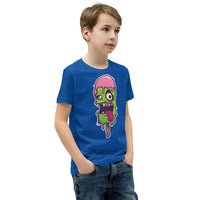 Zombie Ice Cream 1 Youth Short Sleeve T-Shirt