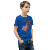 Monster Hippo Youth Short Sleeve T-Shirt