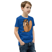 Monster Beaver Youth Short Sleeve T-Shirt