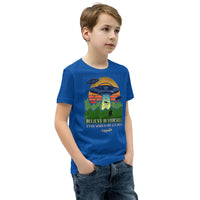 Believe in Yourself (Sasquatch) Youth Short Sleeve T-Shirt