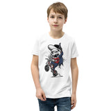 Skull Biker Youth Short Sleeve T-Shirt