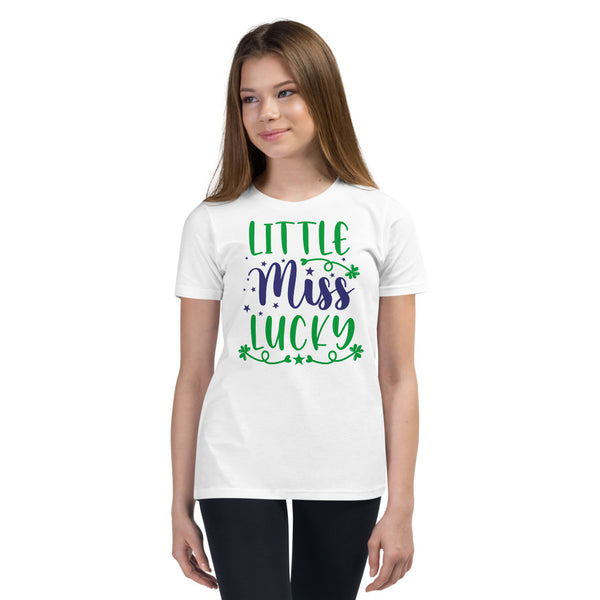 Little Miss Lucky Youth Short Sleeve T-Shirt