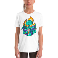 Drinkin Cthulu Youth Short Sleeve T-Shirt