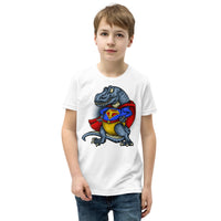 Super T-rex Youth Short Sleeve T-Shirt