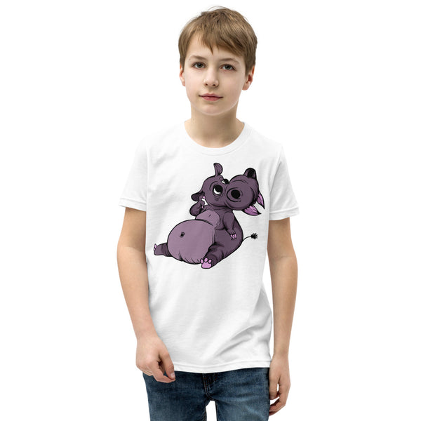 Monster Hippo Youth Short Sleeve T-Shirt