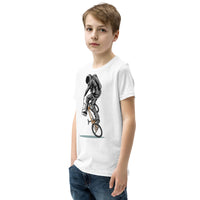 Space Biker Youth Short Sleeve T-Shirt