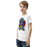 Super T-rex Youth Short Sleeve T-Shirt