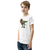 T-Rex with Sword Youth Short Sleeve T-Shirt