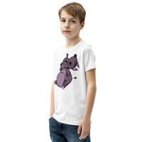 Monster Hippo Youth Short Sleeve T-Shirt