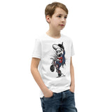 Skull Biker Youth Short Sleeve T-Shirt