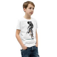 Space Biker Youth Short Sleeve T-Shirt