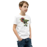 T-Rex with Sword Youth Short Sleeve T-Shirt